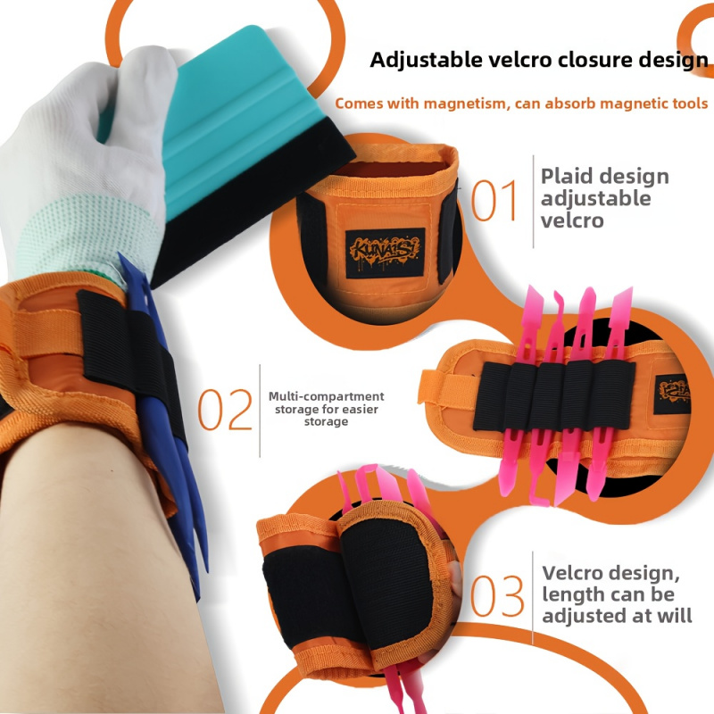 Tool Kit Strap Change - Car Film Tool Kit Multi-Functional Storage
