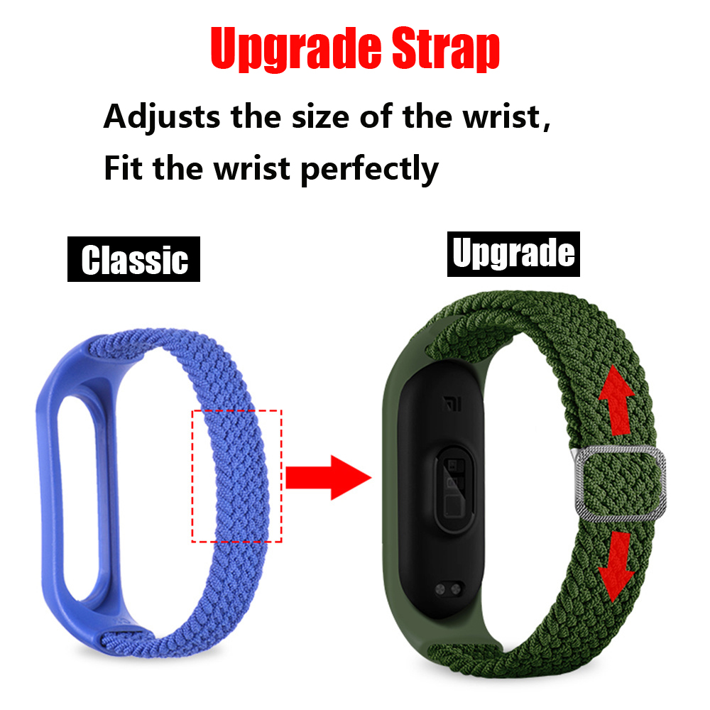 Bracelet for Mi band 10 9 8 7  - Solo Loop Strap avis et prix
