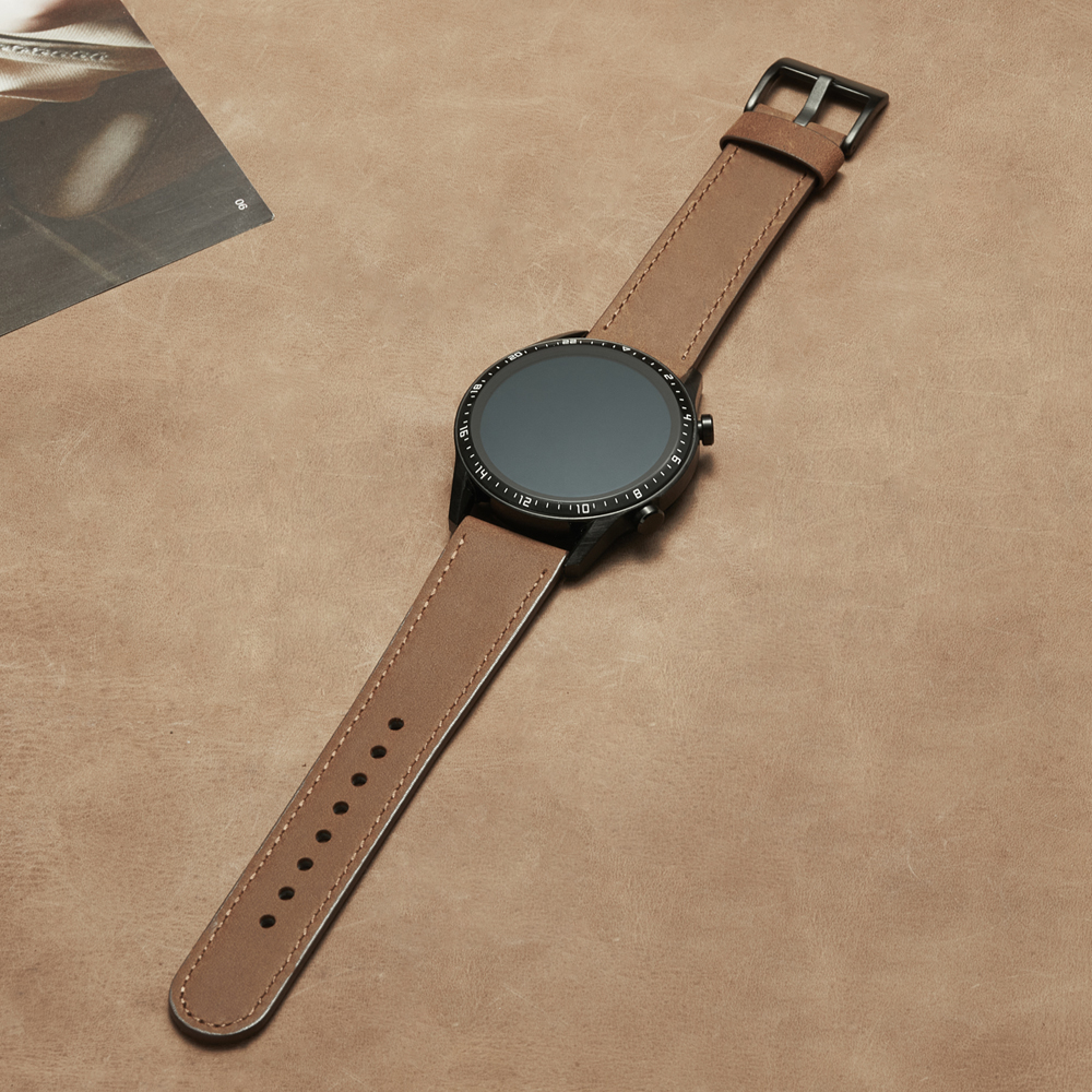 22mm Watch Strap Genuine Leath - Smartwatch Accessories Shop avis et prix