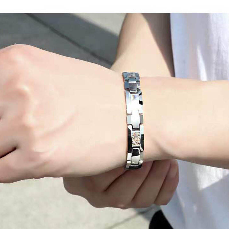 10mm Havey Punk Black Ceramic  - Ceramic Link Bracelet avis et prix