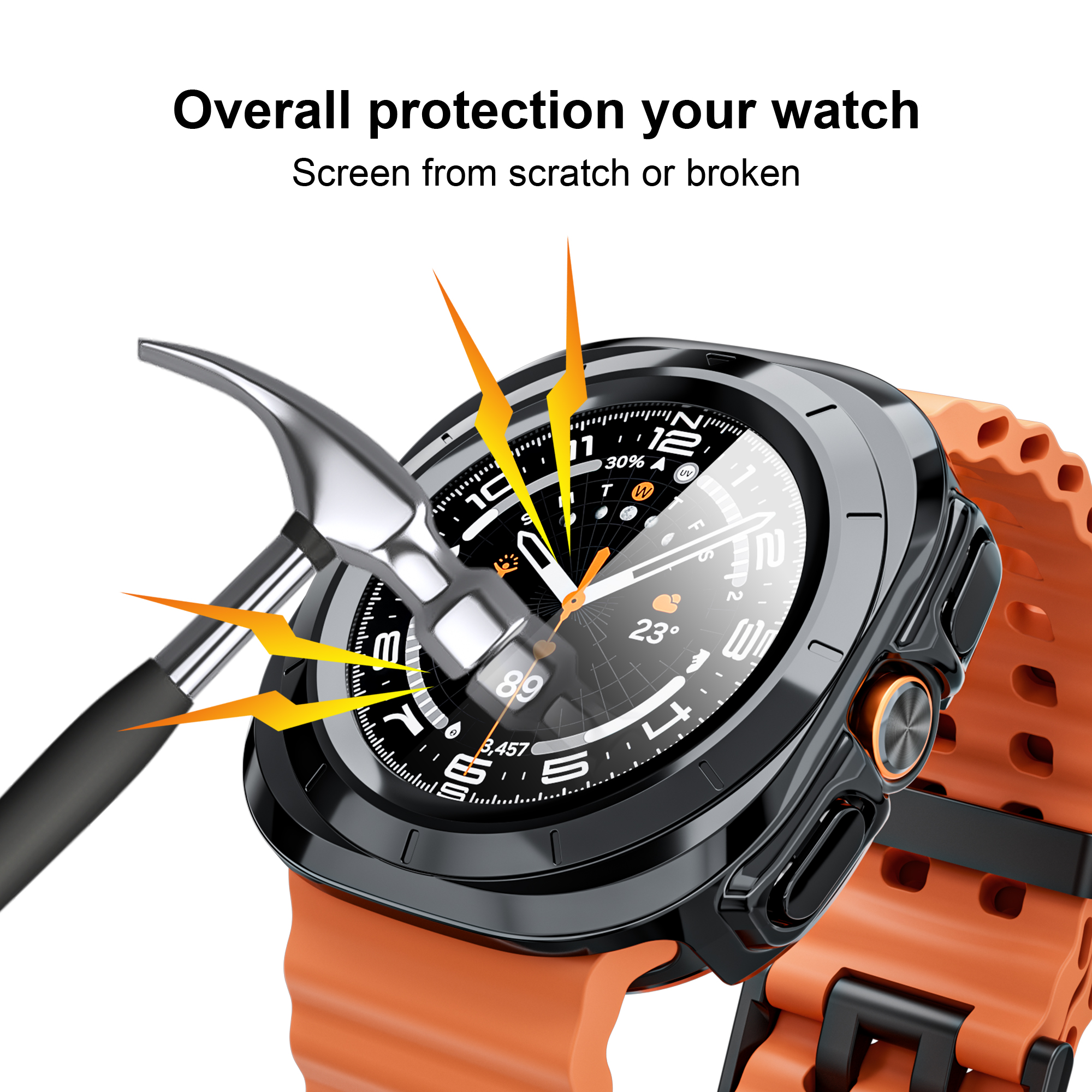 Case for Samsung Galaxy Watch  - Samsung Smartwatch Accessories avis et prix