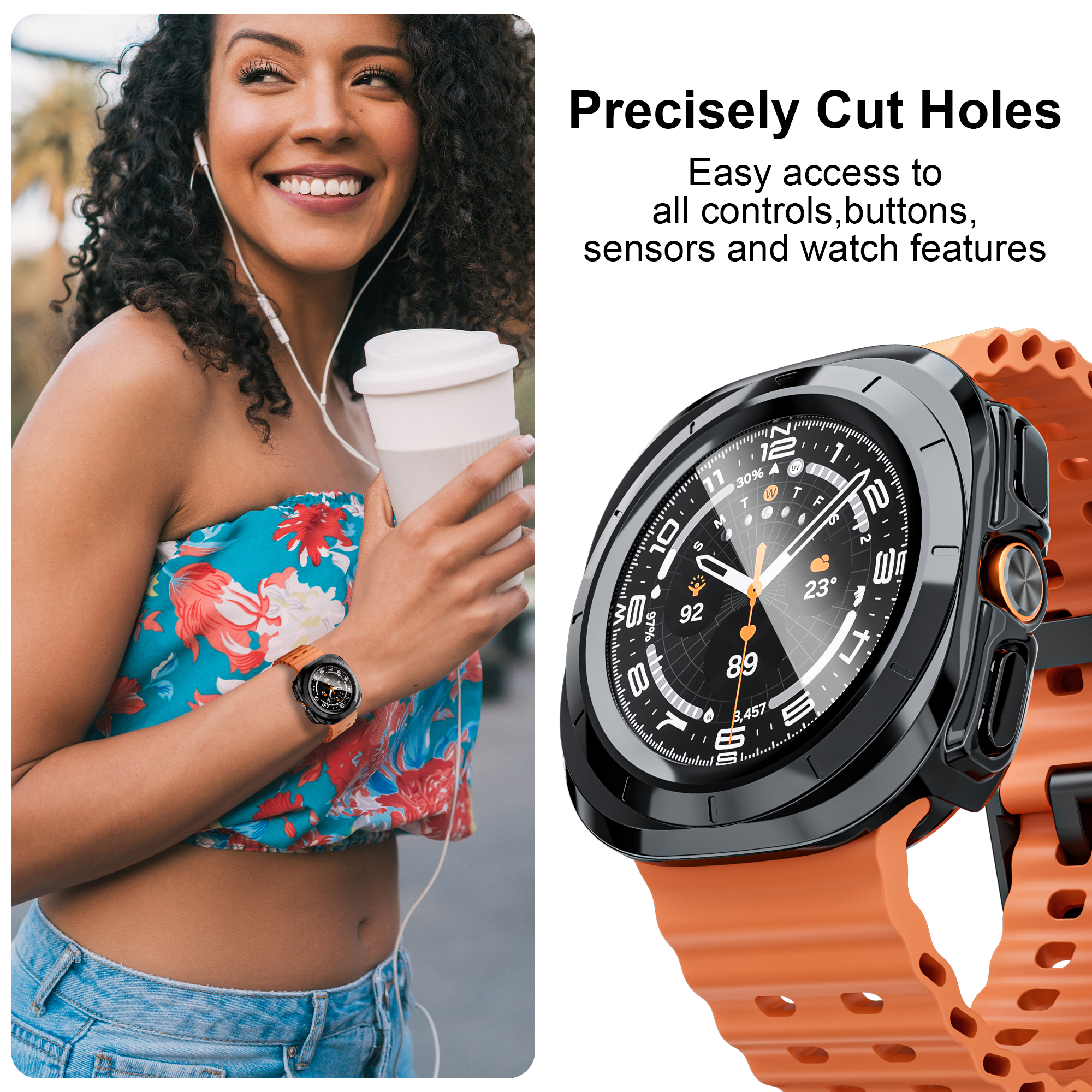 Case for Samsung Galaxy Watch  - Samsung Smartwatch Accessories avis et prix