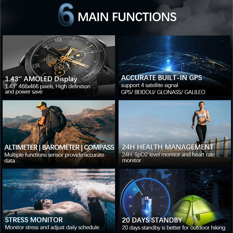 NORTH EDGE Cross Fit 3 GPS Wat - Smartwatch Touch avis et prix
