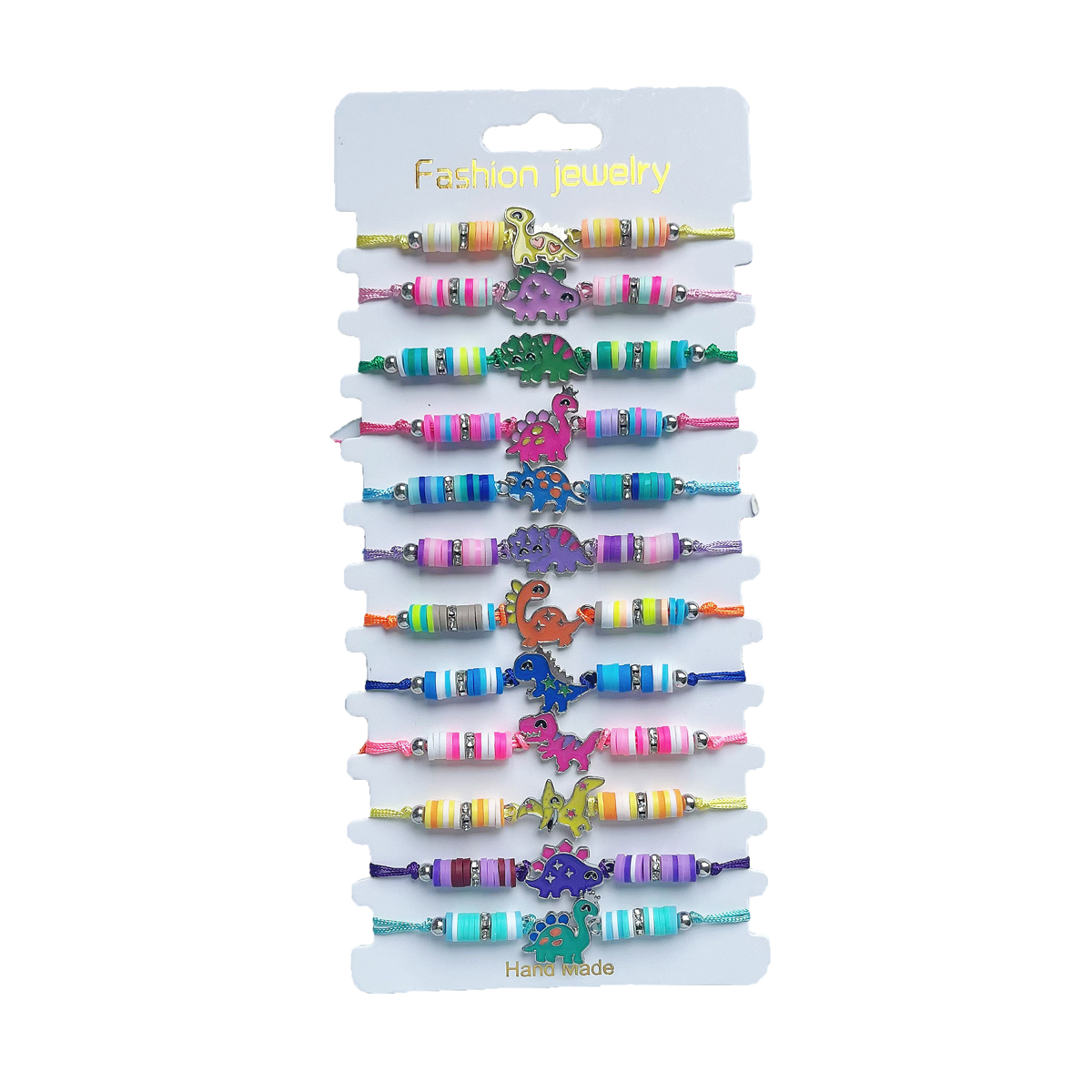 12Pcs Bohemian Style Colorful  - Ceramic Link Bracelet avis et prix
