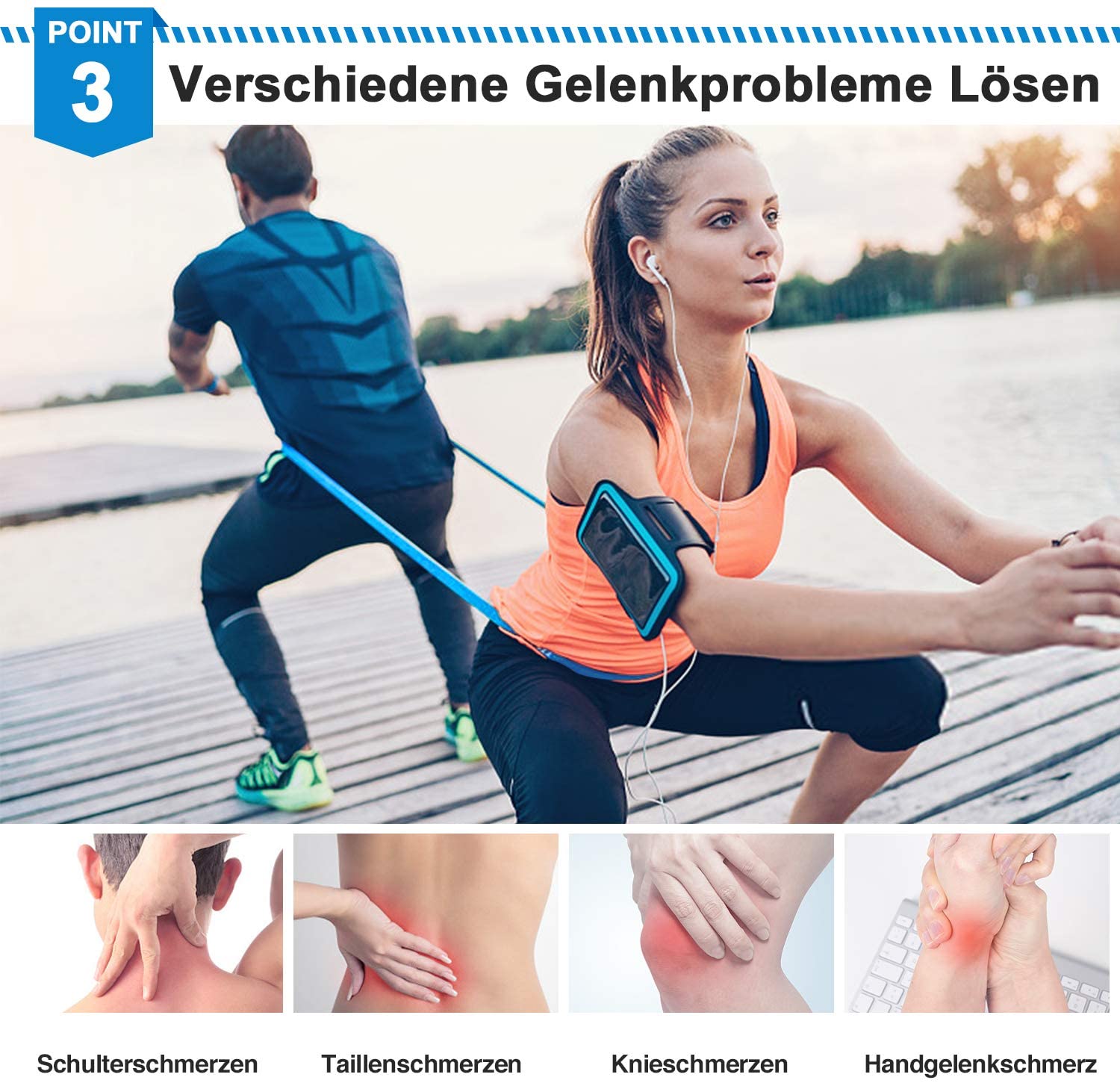 Elastic Fitness Bands 3Pcs Res - Milanaise Mesh Band avis et prix
