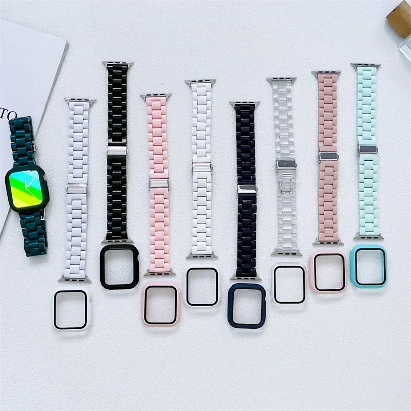 Watch strap+Case+glass For app - Smartwatch Watch Accessories For Women avis et prix