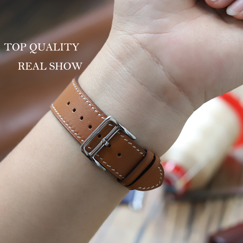 With Gift Box Genuine Leather  - Smartwatch Accessories Shop avis et prix