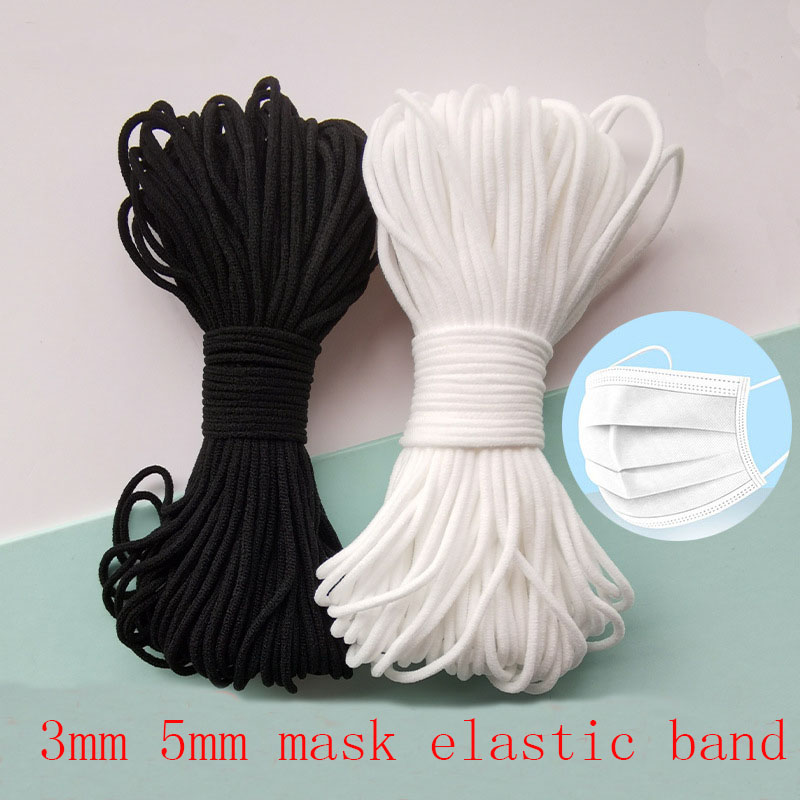 Mask Elastic Rope 3mm Round Wh - Milanaise Mesh Band avis et prix