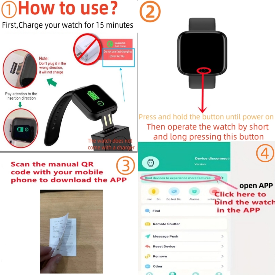 Smart Watch For Men Women Spor - Smartwatch Touch avis et prix