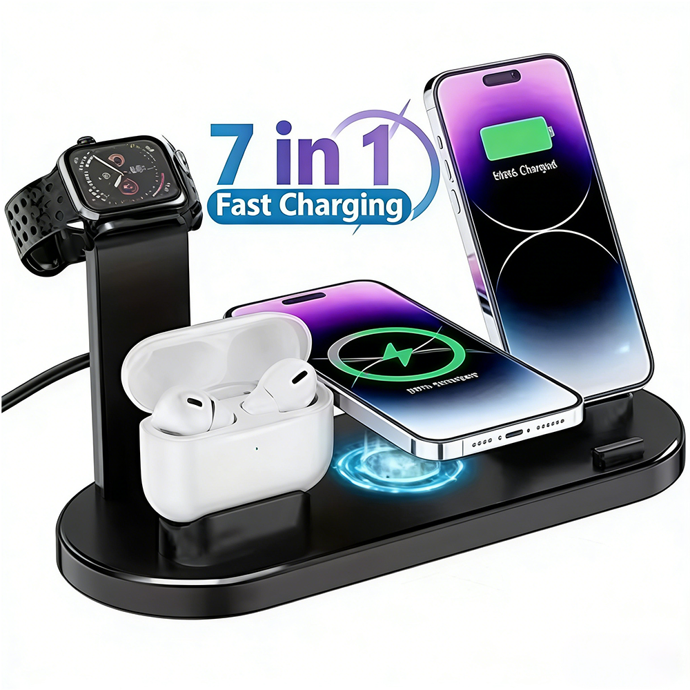 30W 7 in 1 Wireless Charger St - Wireless Charger Watch avis et prix