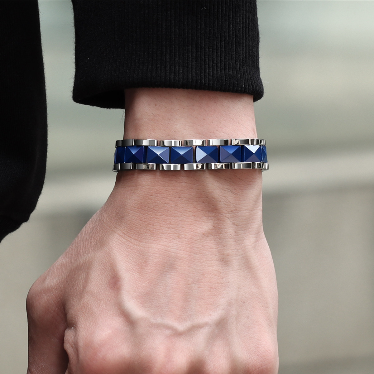 ARADOO Premium Ceramic Titaniu - Ceramic Link Bracelet avis et prix