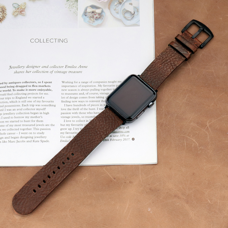 Italian Calfskinl Strap for Ap - Smartwatch Accessories Shop avis et prix