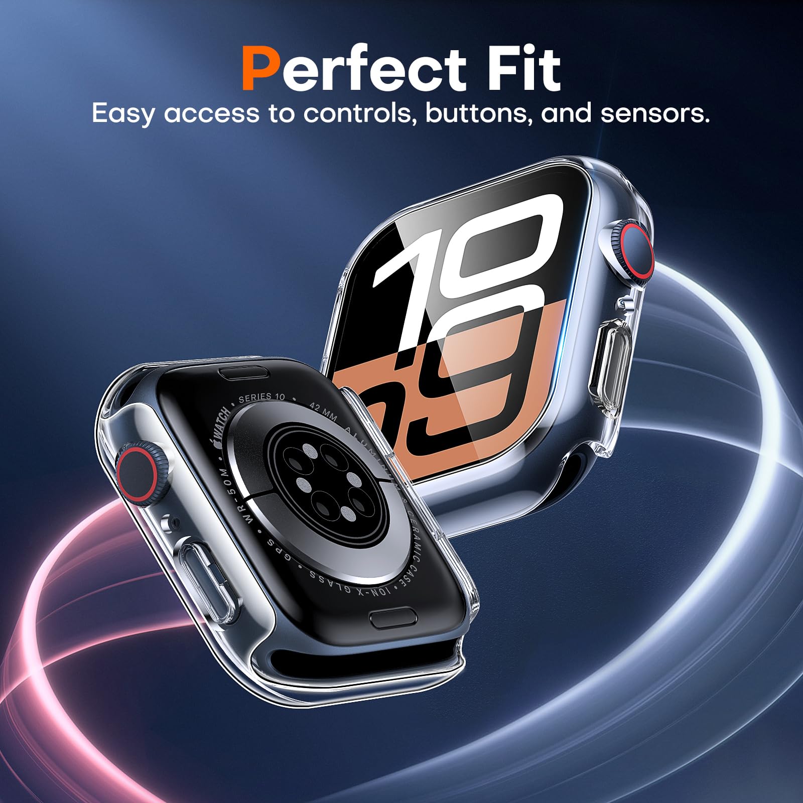2pcs Tempered Glass Case For A - Apple Smartwatch Accessories avis et prix