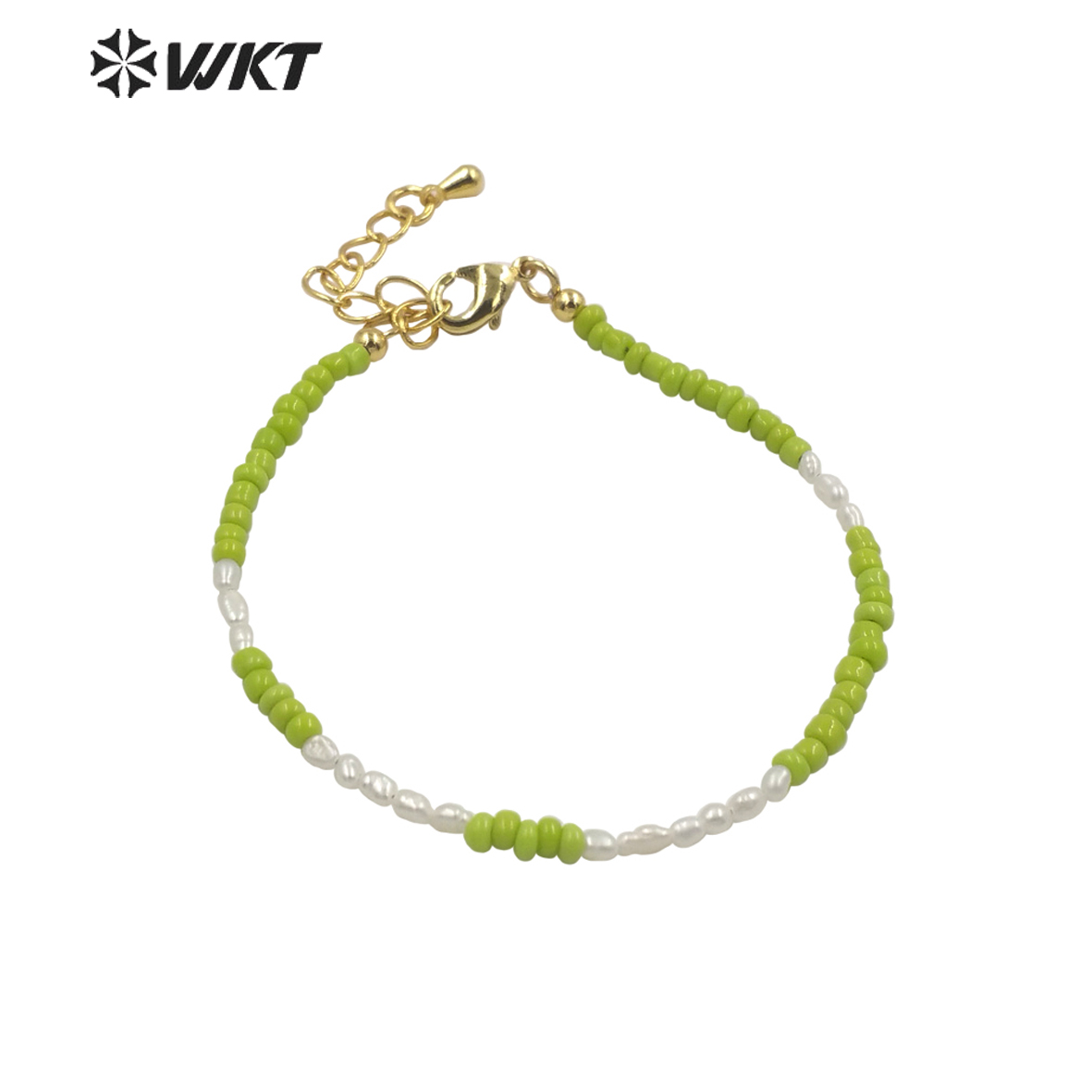 WT-MPB079 Women Elegant Tiny 2 - Ceramic Link Bracelet avis et prix