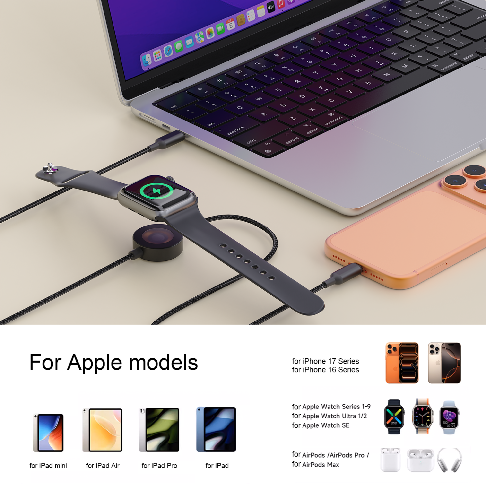 Bonola 2 in 1 Fast Watch Charg - Wireless Charger Watch avis et prix