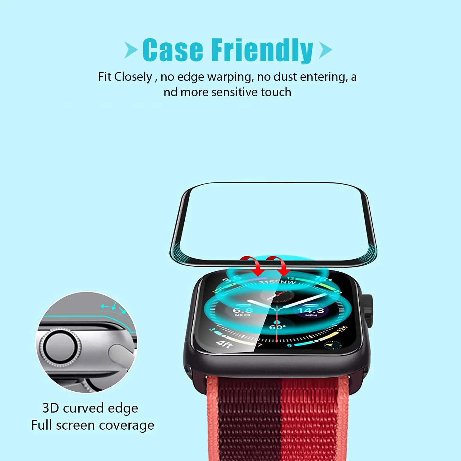 Screen Protector 3D Tempered F - Smartwatch Icon avis et prix