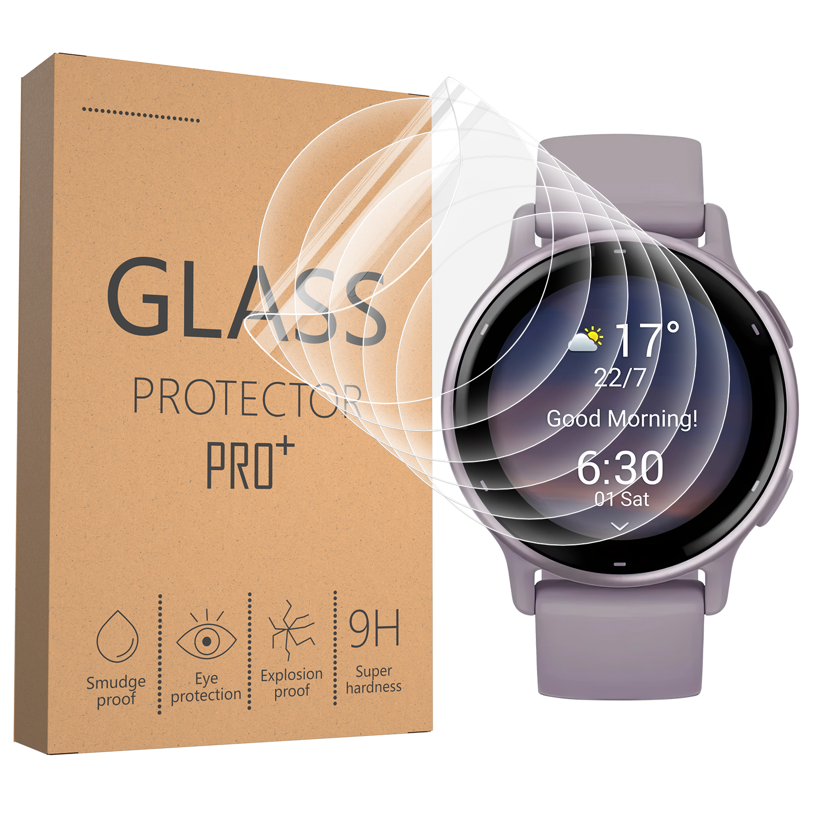 Soft Clear Protective Film For - Smartwatch Icon avis et prix
