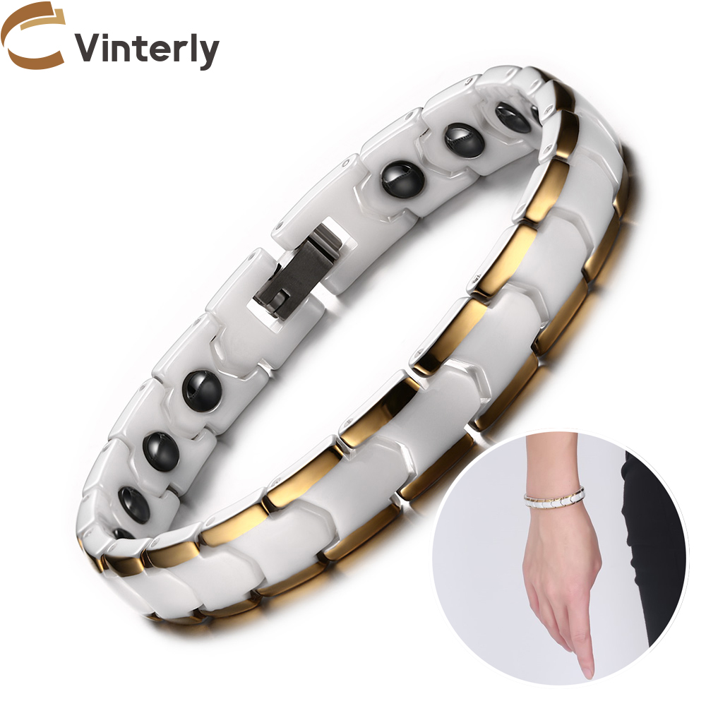 Vinterly Bracelets for Women A - Ceramic Link Bracelet avis et prix