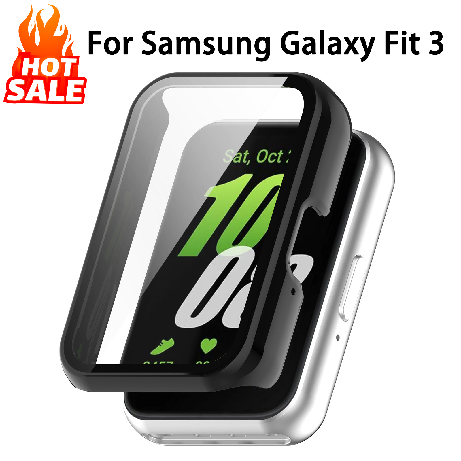 Glass+Case For Samsung Galaxy  - Samsung Smartwatch Accessories avis et prix