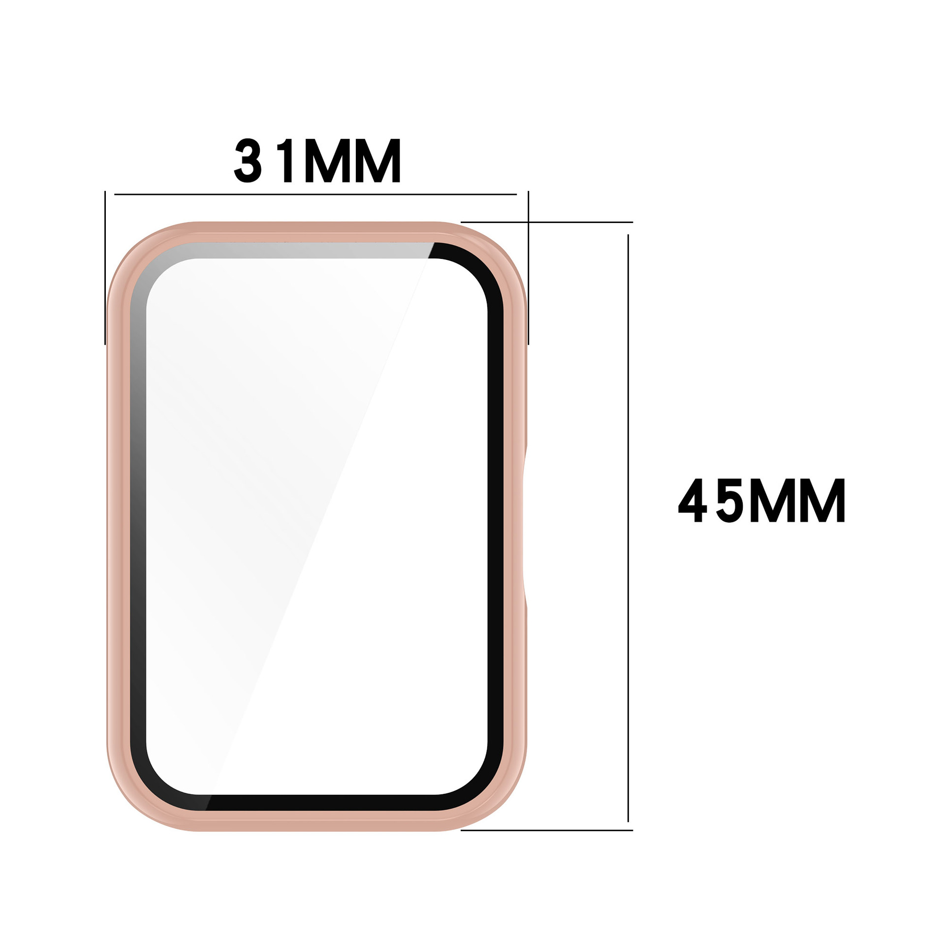 Glass+Case For Samsung Galaxy  - Samsung Smartwatch Accessories avis et prix