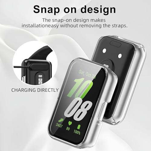 Glass+Case For Samsung Galaxy  - Samsung Smartwatch Accessories avis et prix