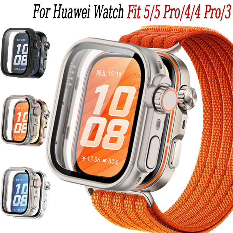 PC Case+HD Glass For Huawei Wa - Huawei Smartwatch Accessories avis et prix