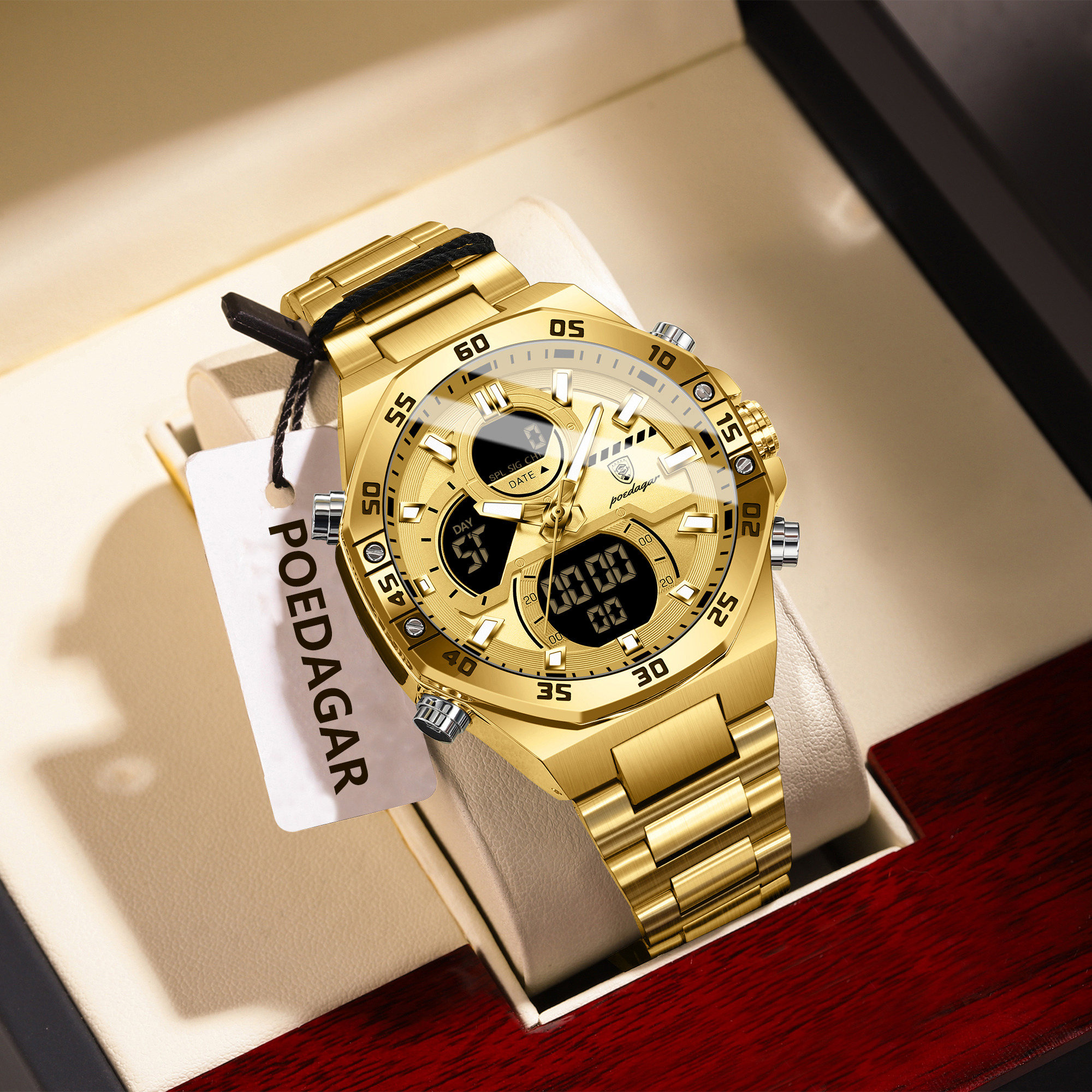 POEDAGAR Sport Men Watch LED W - Accessories With Watch avis et prix