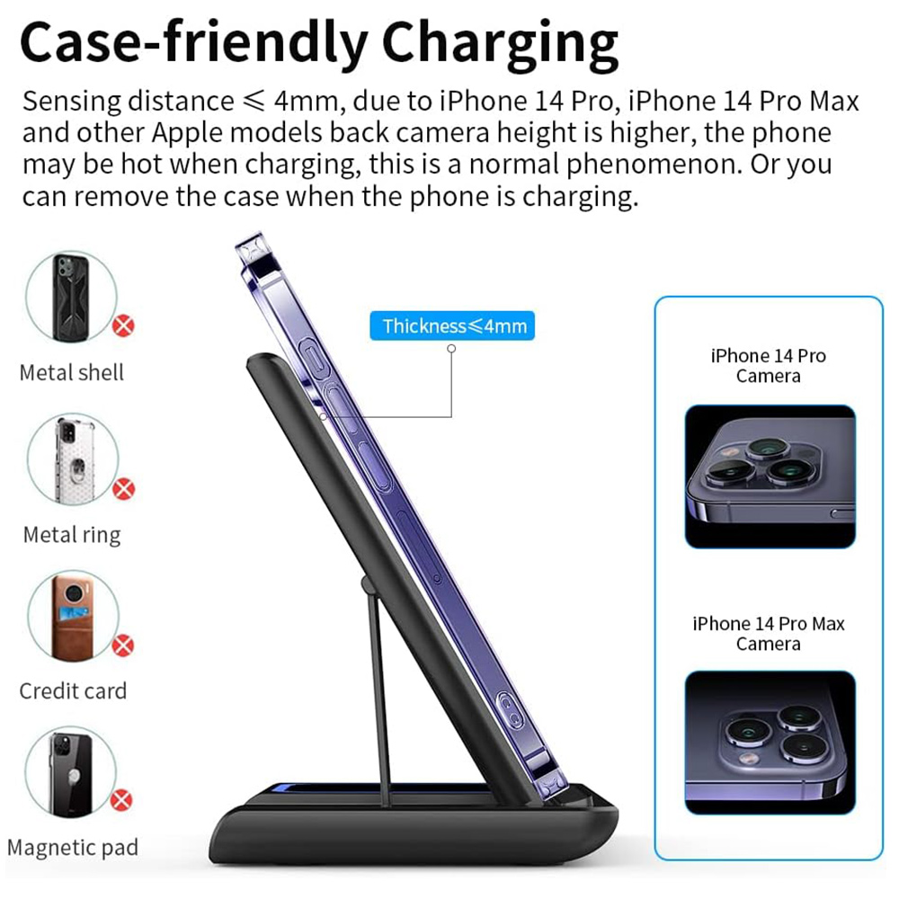 15W 3 in 1 Wireless Charger St - Wireless Charger Watch avis et prix