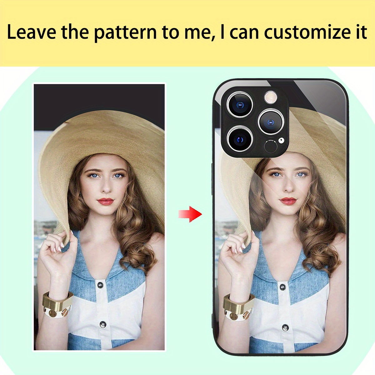 Custom Photo Mirror Glass Case - Screen Protector Film avis et prix