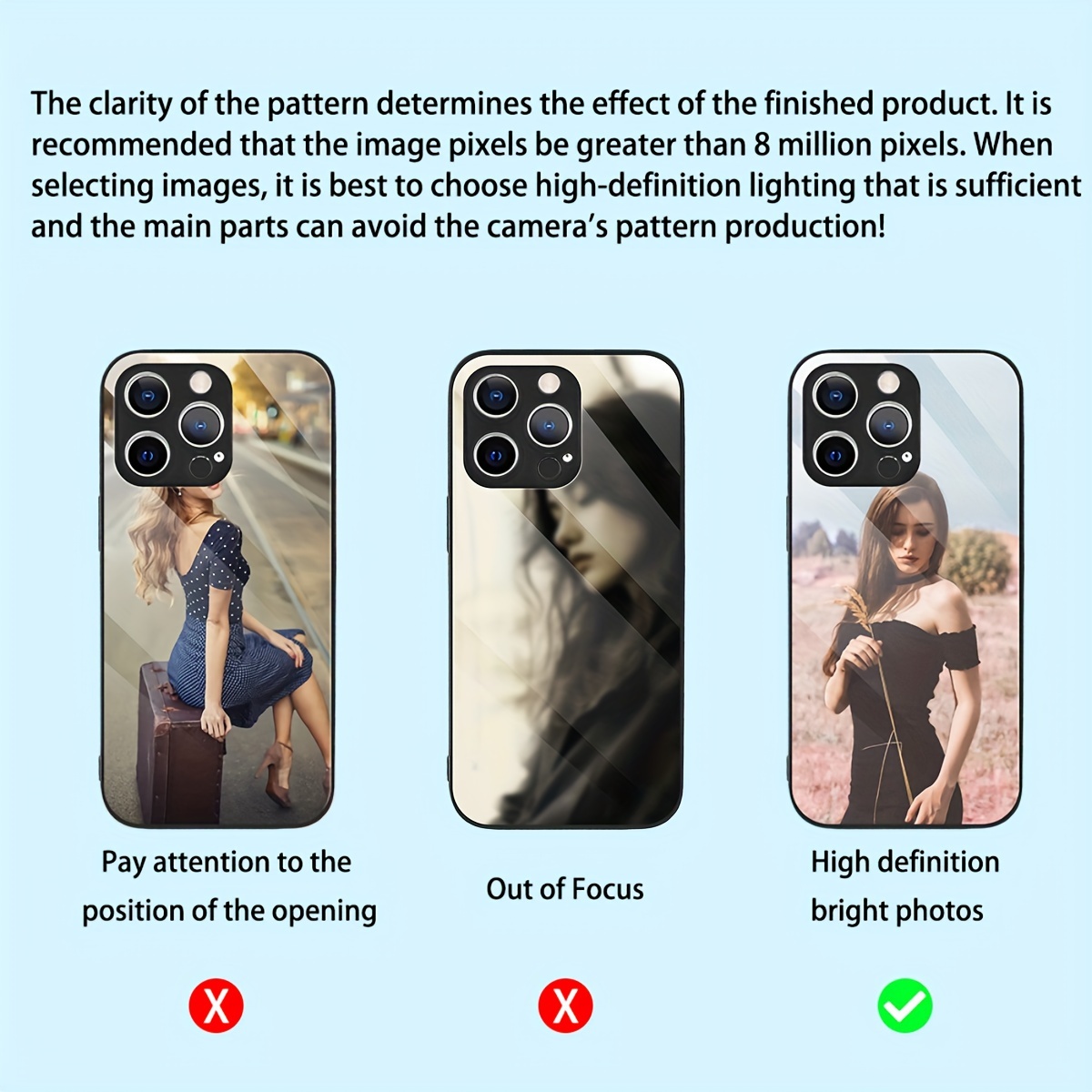 Custom Photo Mirror Glass Case - Screen Protector Film avis et prix