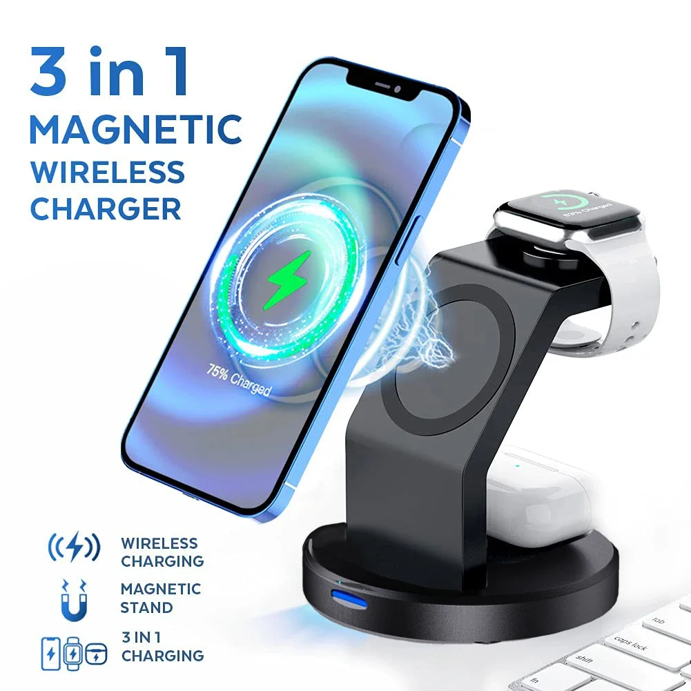 3 In 1 Magnetic Wireless Charg - Wireless Charger Watch avis et prix