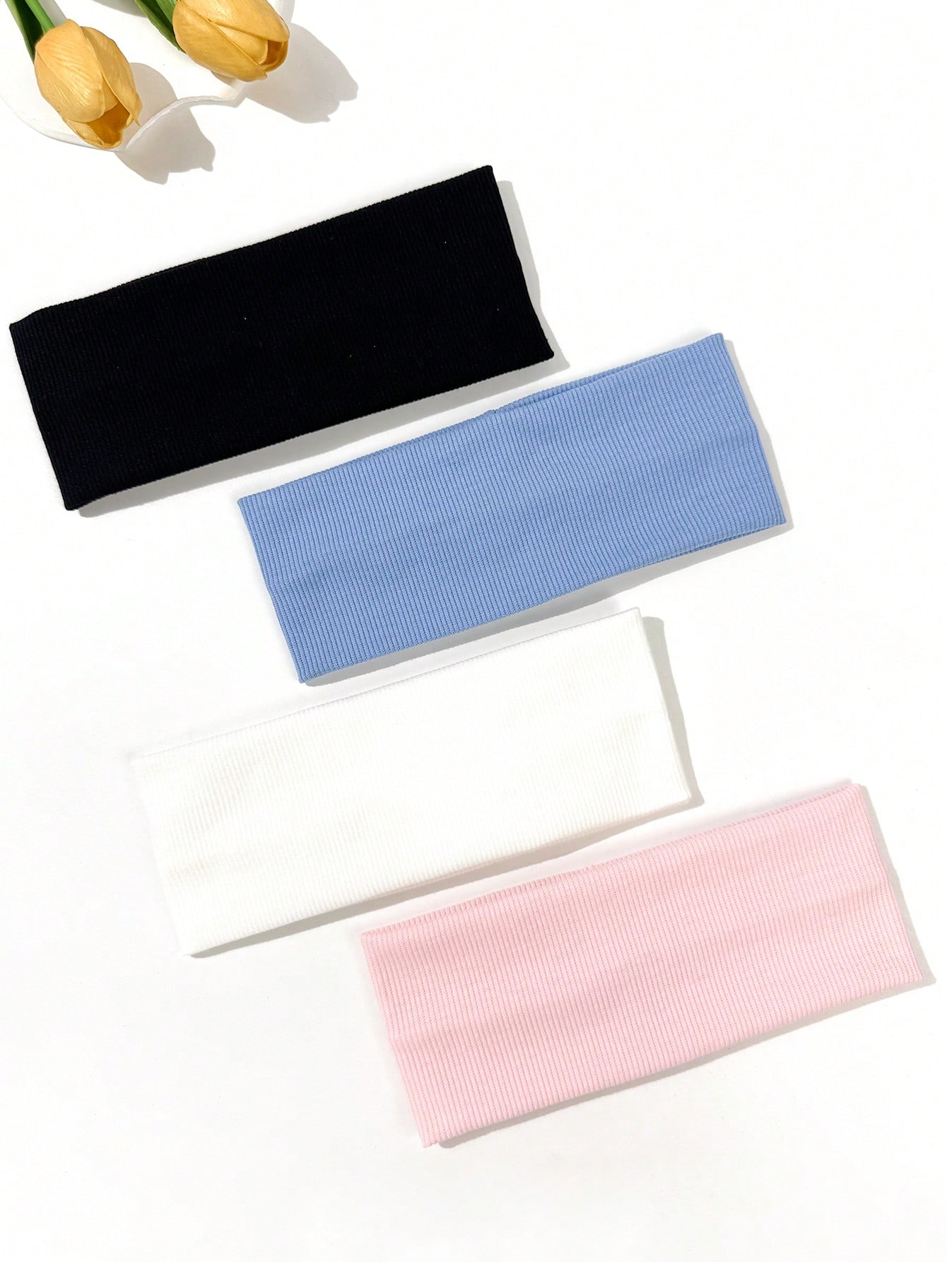 4-piece set of solid-color hai - Milanaise Mesh Band avis et prix