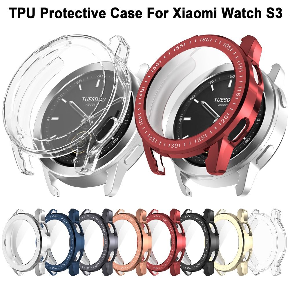 New Full Cover TPU Case Bumper - Xiaomi Smartwatch S3 Accessories avis et prix