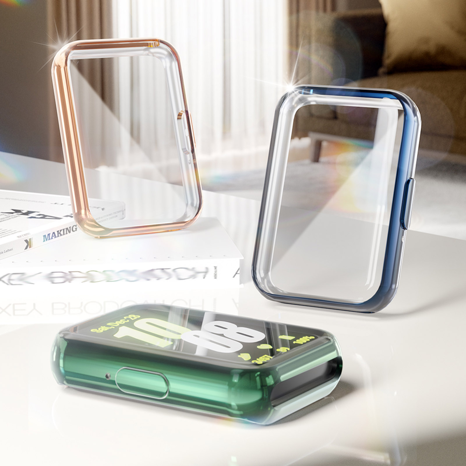 Cover for Samsung Galaxy Fit 3 - Smartwatch Watch Accessories For Women avis et prix