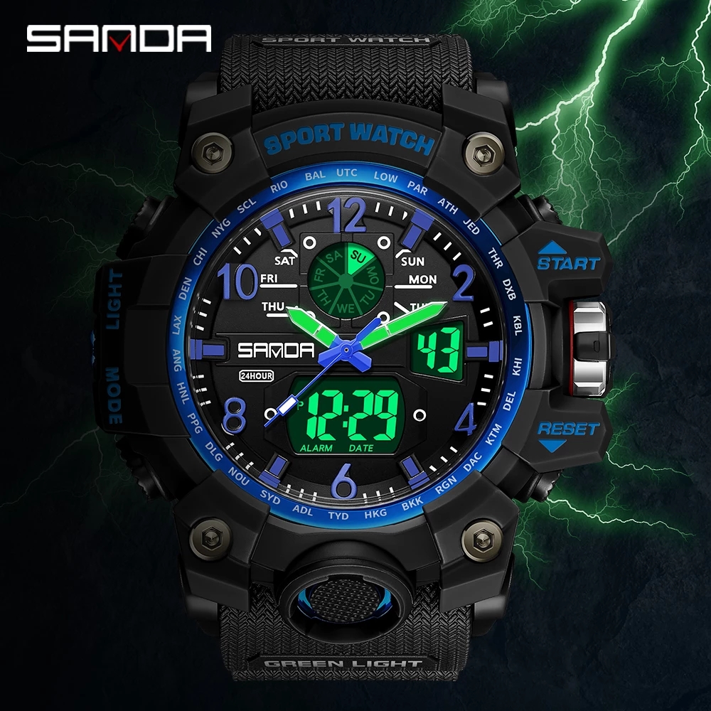 SANDA 30169 Top Sports Men's W - Smartwatch Touch avis et prix