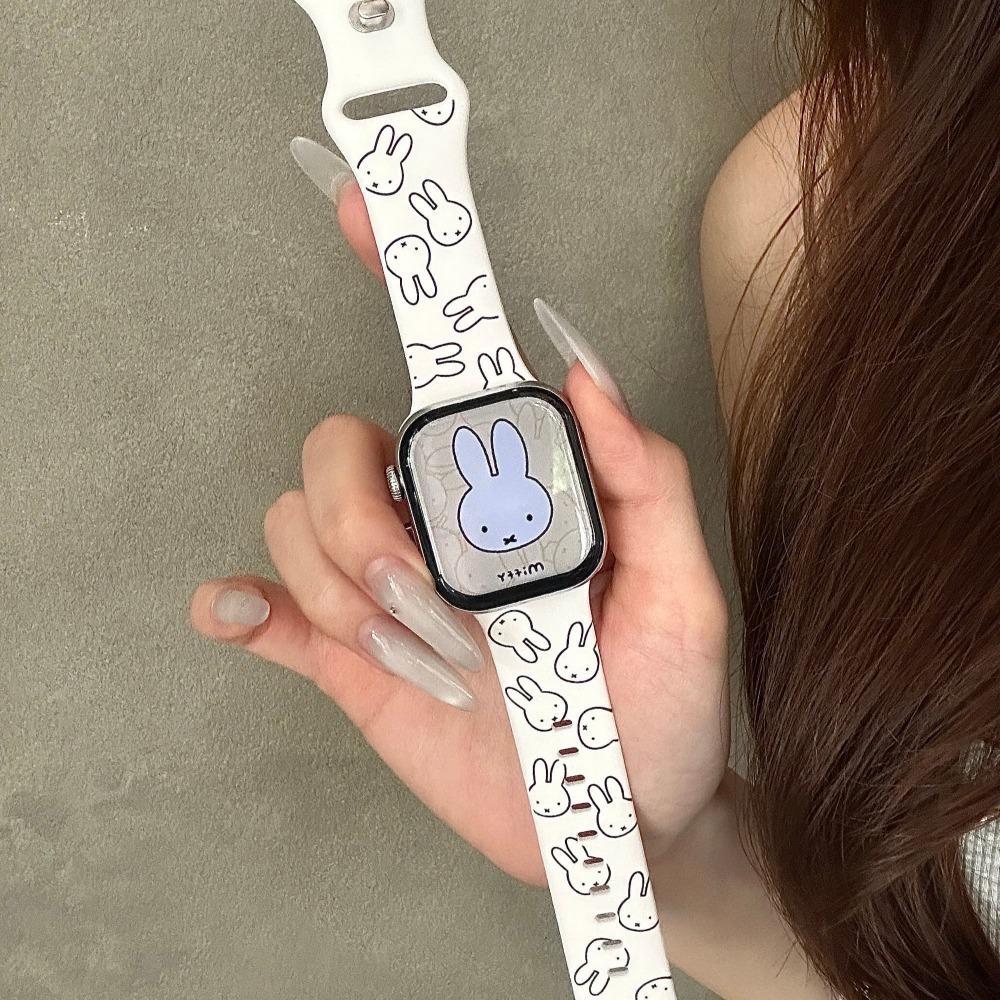 Cute Miffy Rabbit Cartoon Watc - Apple Smartwatch Accessories avis et prix
