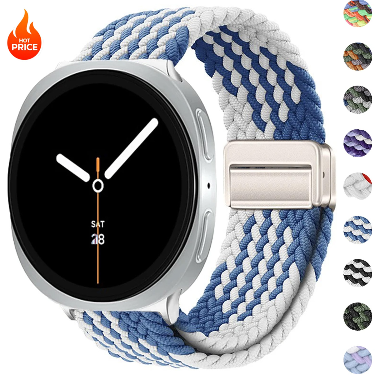 Magnetic Nylon Strap for Samsu - Solo Loop Strap avis et prix