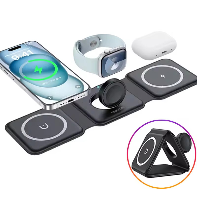 3-in-1 Magnetic Folding Wirele - Wireless Charger Watch avis et prix