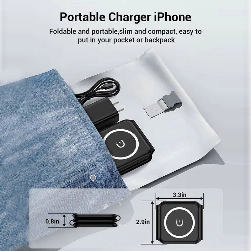 3-in-1 Magnetic Folding Wirele - Wireless Charger Watch avis et prix
