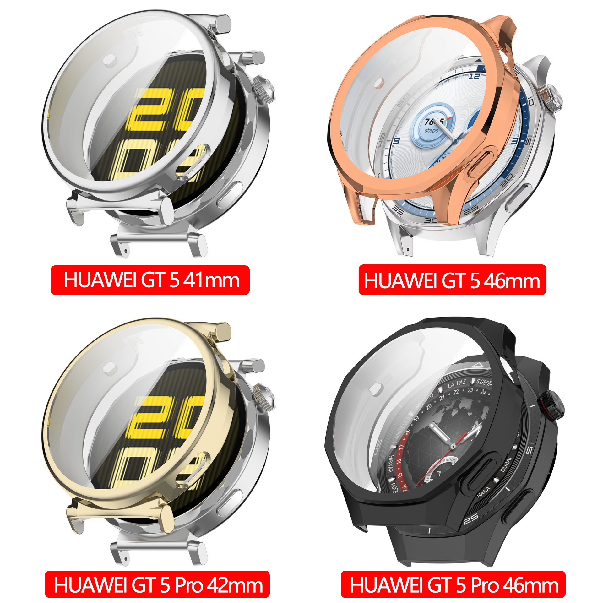 Case For HUAWEI Watch GT 5/5 P - Huawei Smartwatch Accessories avis et prix