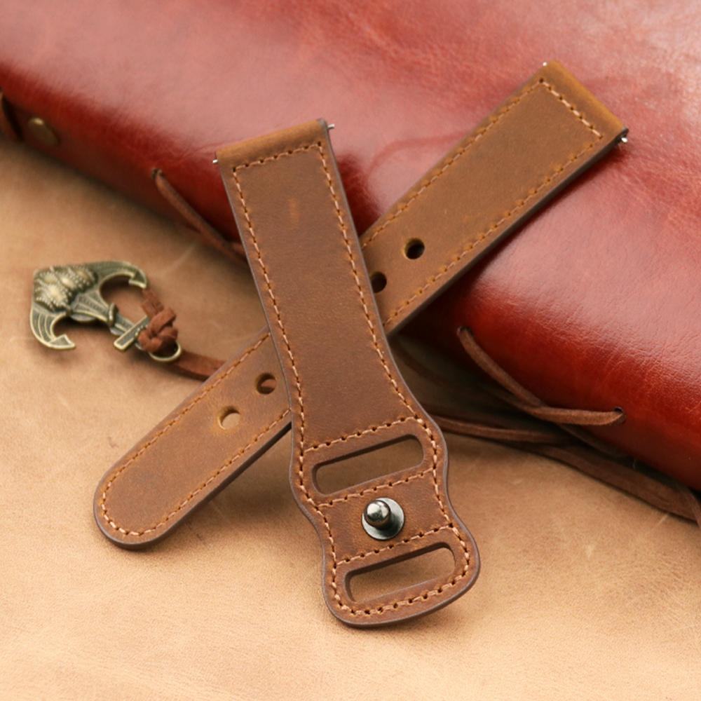 22mm Band Genuine Leather Watc - Smartwatch Accessories Shop avis et prix