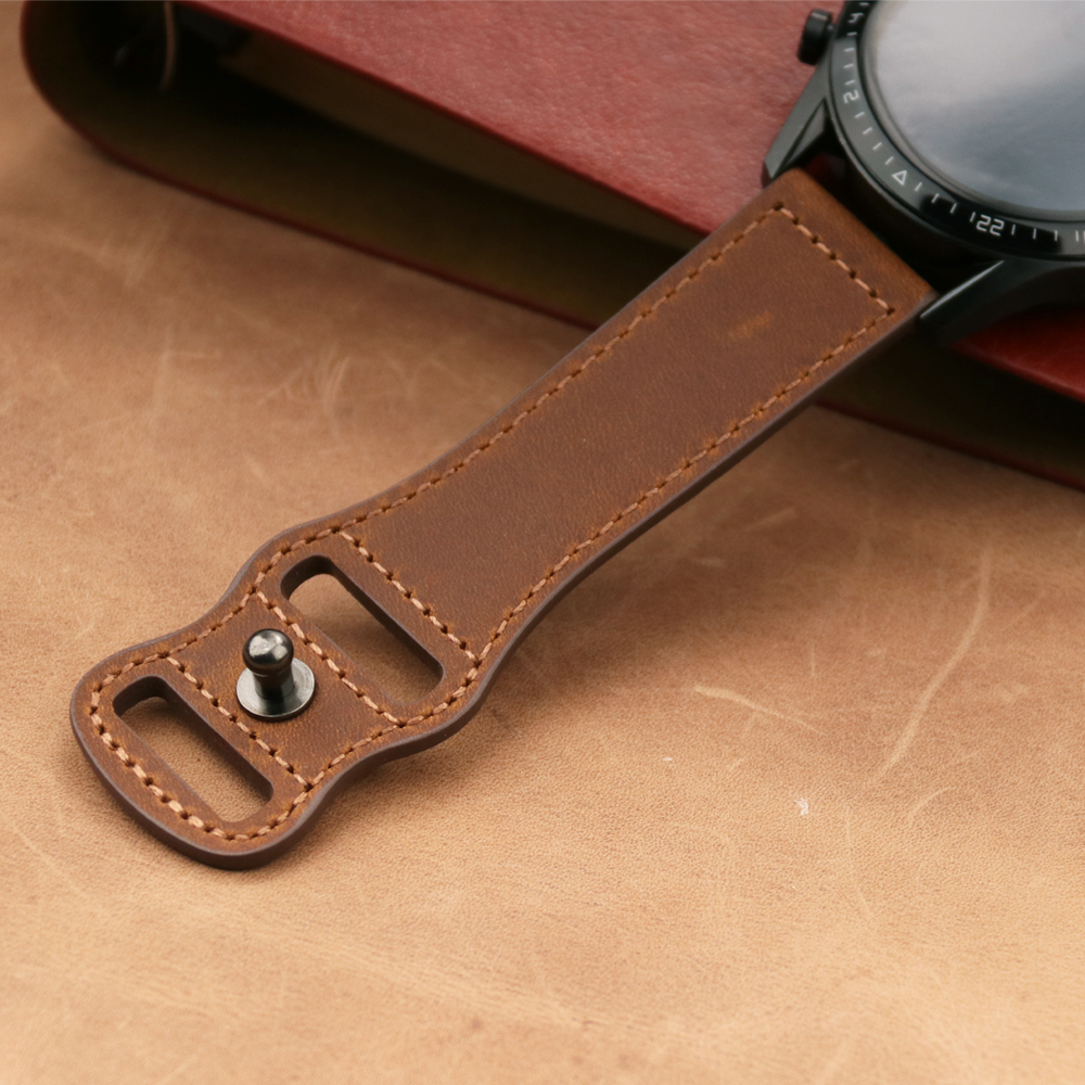 22mm Band Genuine Leather Watc - Smartwatch Accessories Shop avis et prix