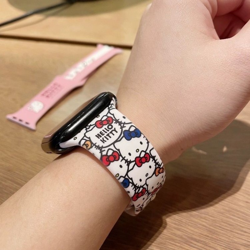 Anime Sanrio Cute Hello Kitty  - Apple Smartwatch Accessories avis et prix