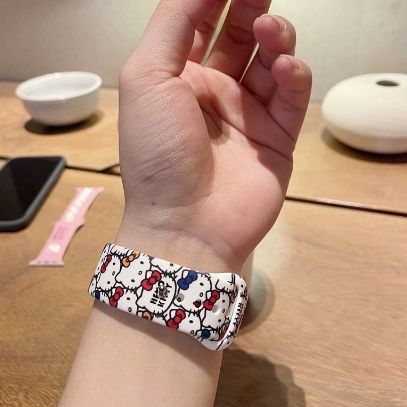 Anime Sanrio Cute Hello Kitty  - Apple Smartwatch Accessories avis et prix