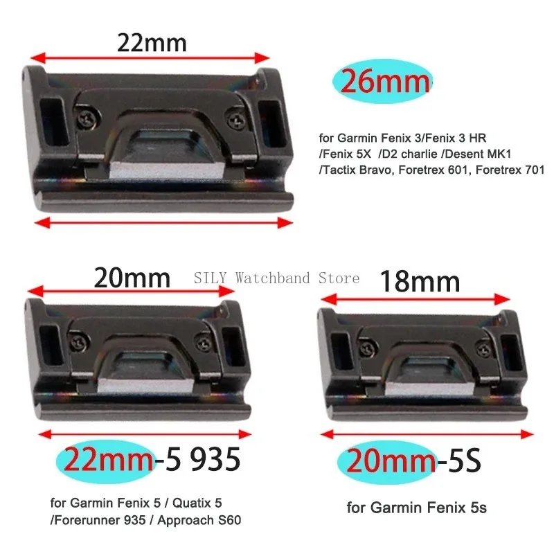 2PCS  Quick-Fit Metal Bands Co - Watch Band Connector avis et prix