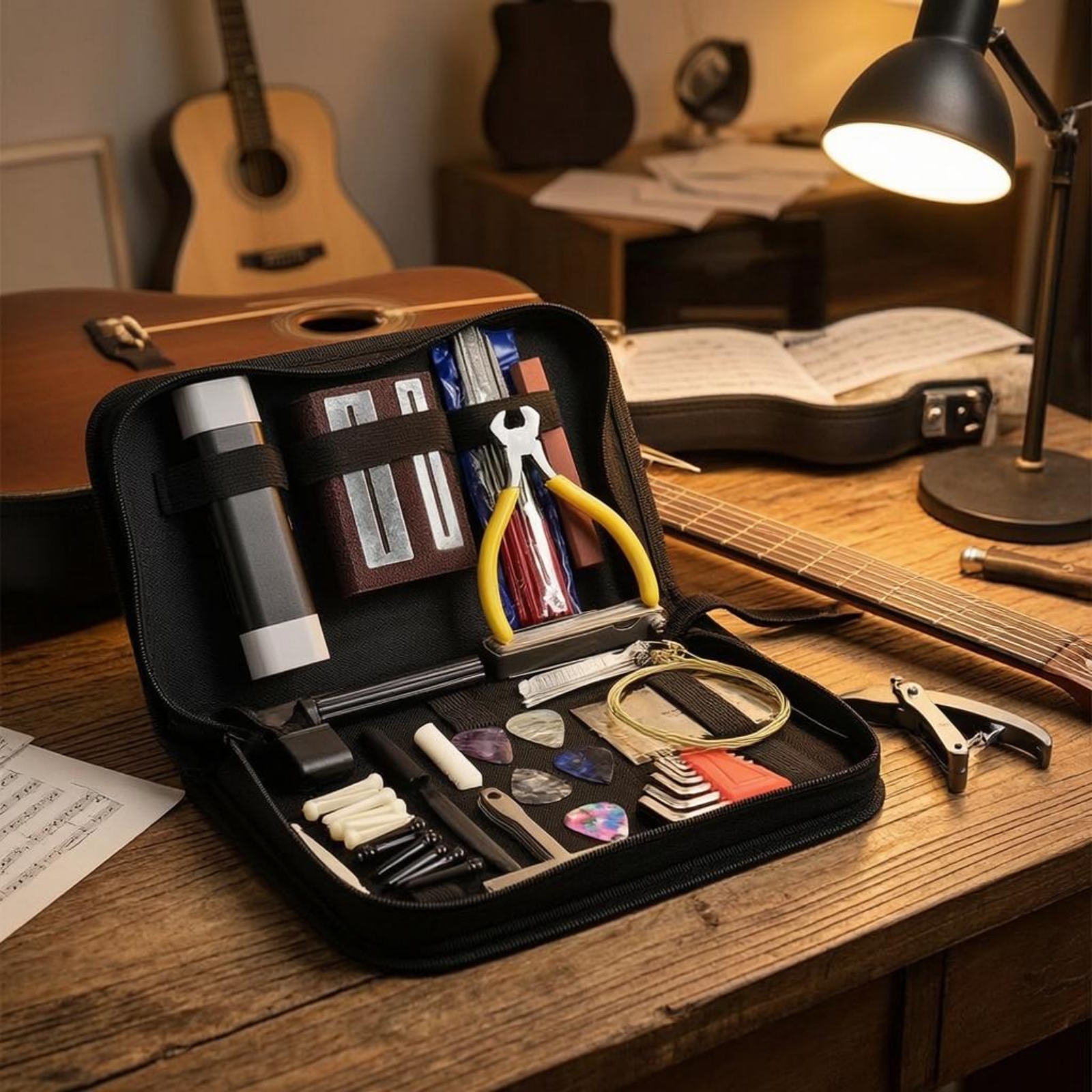 Guitar Repair Toolkit Black Zi - Tool Kit Strap Change avis et prix