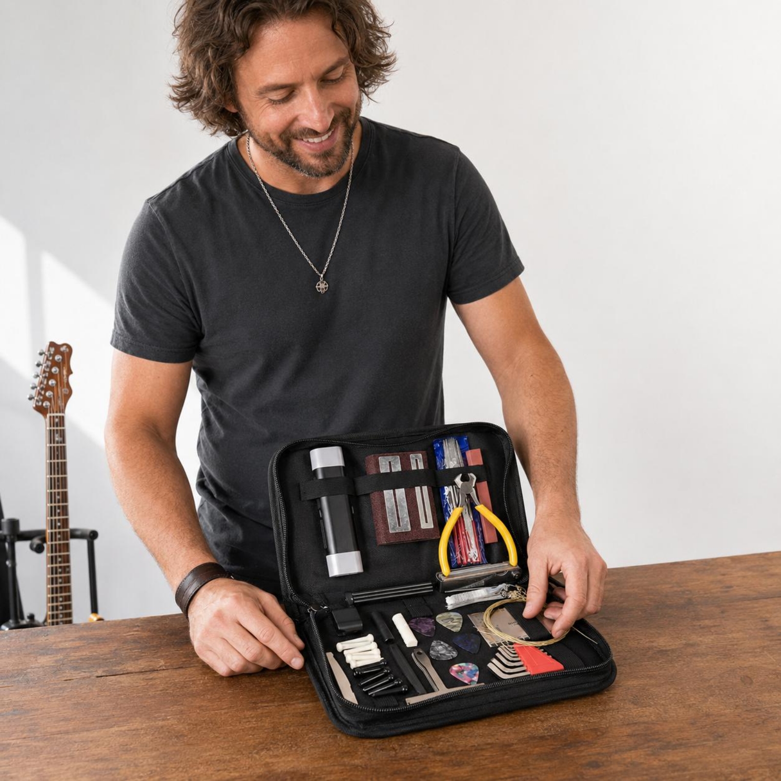 Guitar Repair Toolkit Black Zi - Tool Kit Strap Change avis et prix