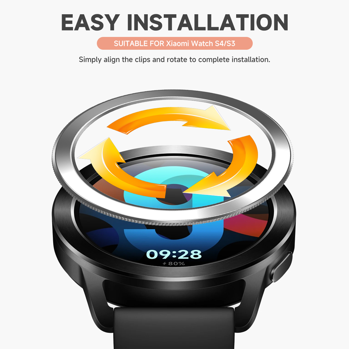 Minimalist PC Bezel For Xiaomi - Xiaomi Smartwatch S3 Accessories avis et prix