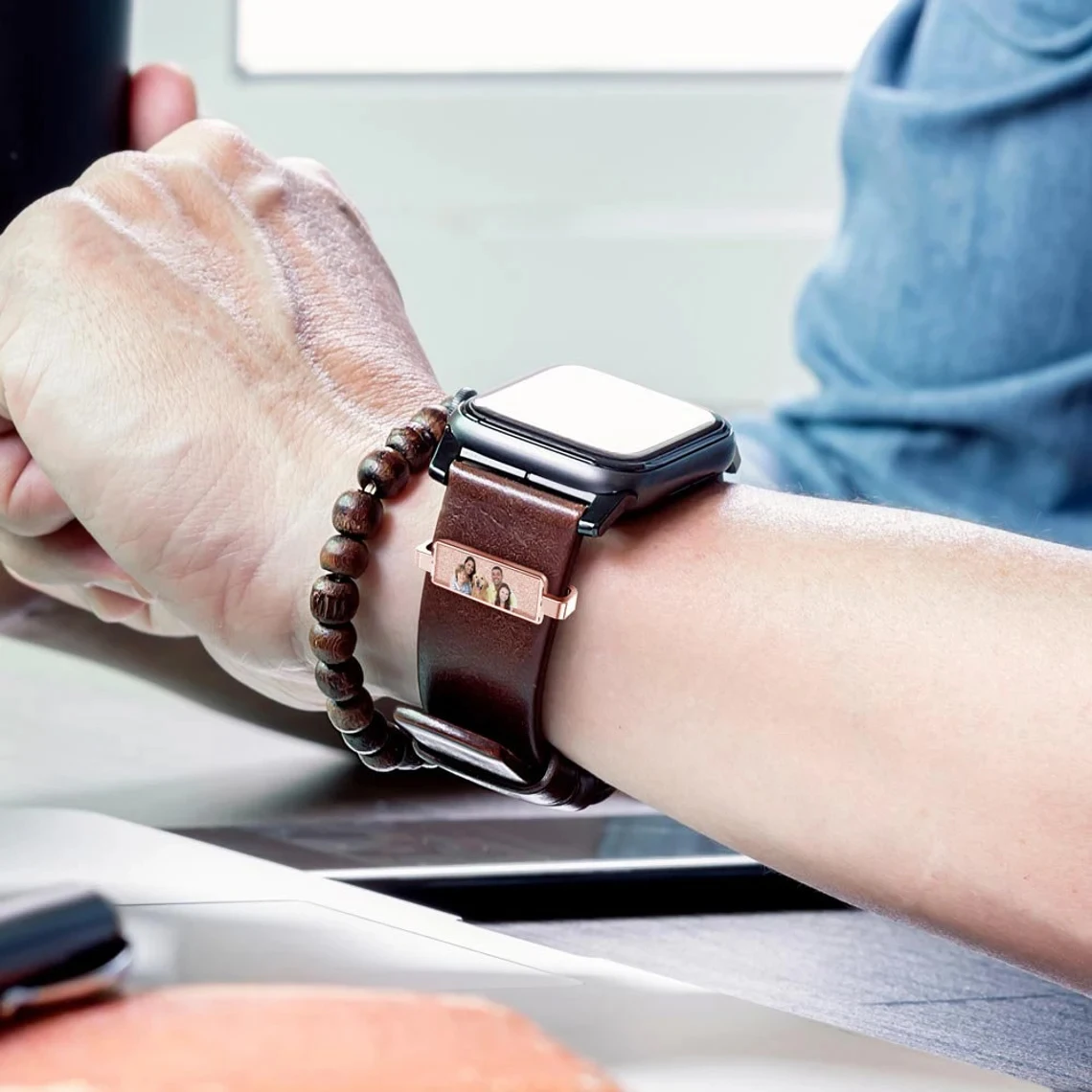 Custom Photo Smart Watch Charm - Smartwatch Straps & Accessories avis et prix