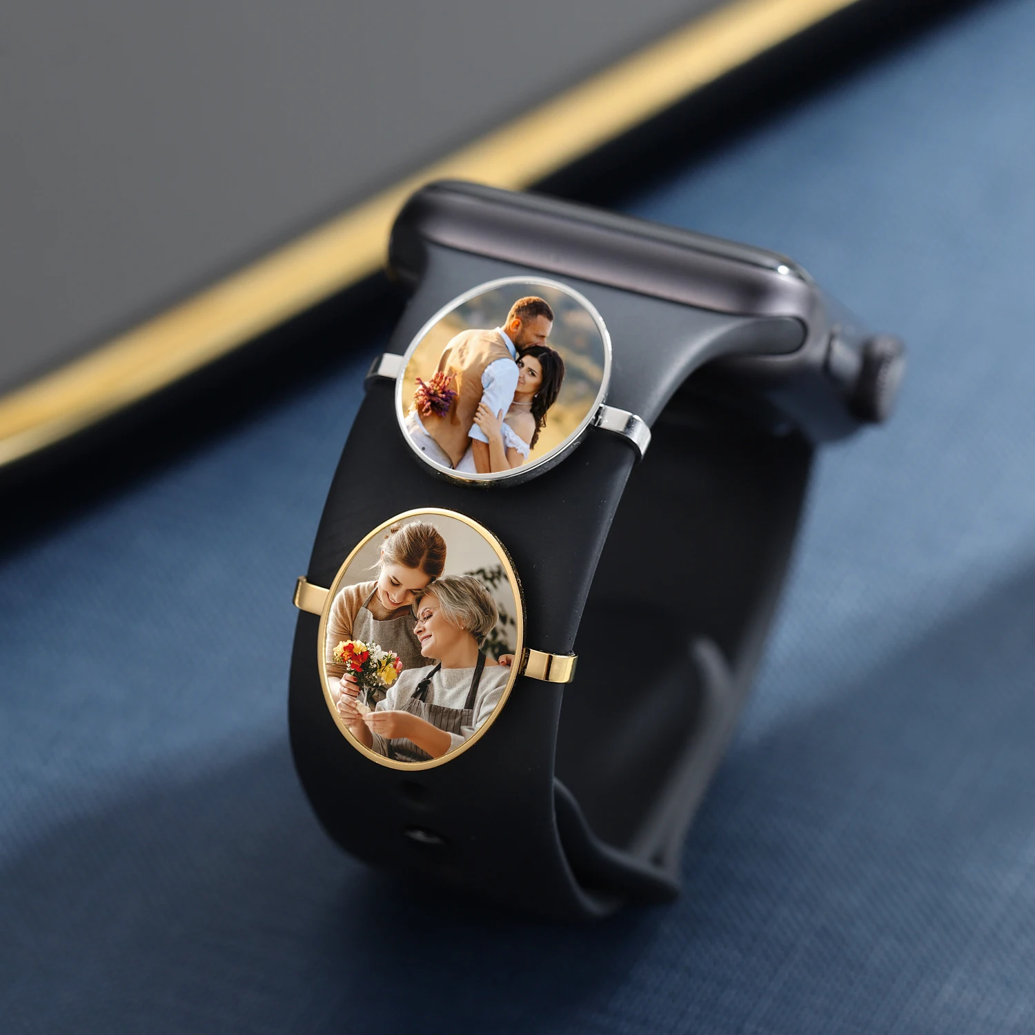 Custom Photo Smart Watch Charm - Smartwatch Straps & Accessories avis et prix